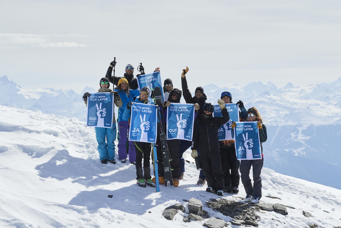 Teamphoto of «Mobilisierung der Outdoor Community für nachhaltige Mobilität»